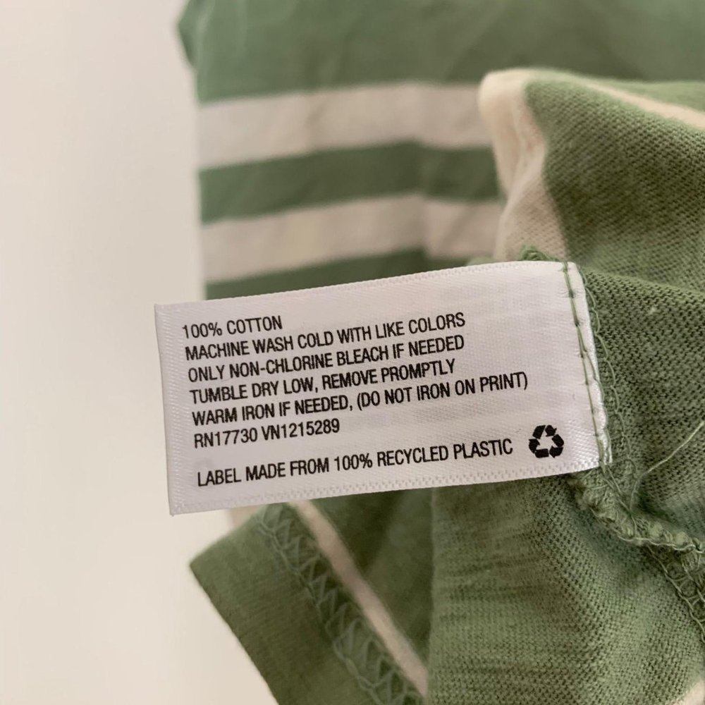 Goodfellow & Co Cotton Crewneck Tee Green Large - Picture 5 of 6